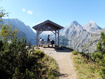 Belvedere über dem Reintal