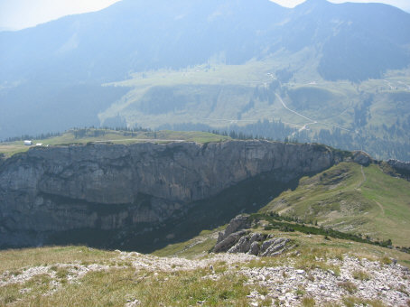 Burgstein, vom Sonnwendjoch aus gesehen
