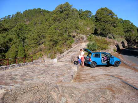Startpunkt am Mirador direkt an der Tamadabastraße