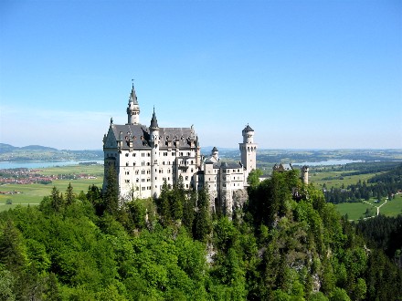 Neuschwanstein von der Marienbrücke aus gesehen
