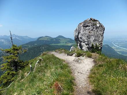 Aussicht Dreifaltigkeit mit Rehleitenkopf und Großem Riesenkopf